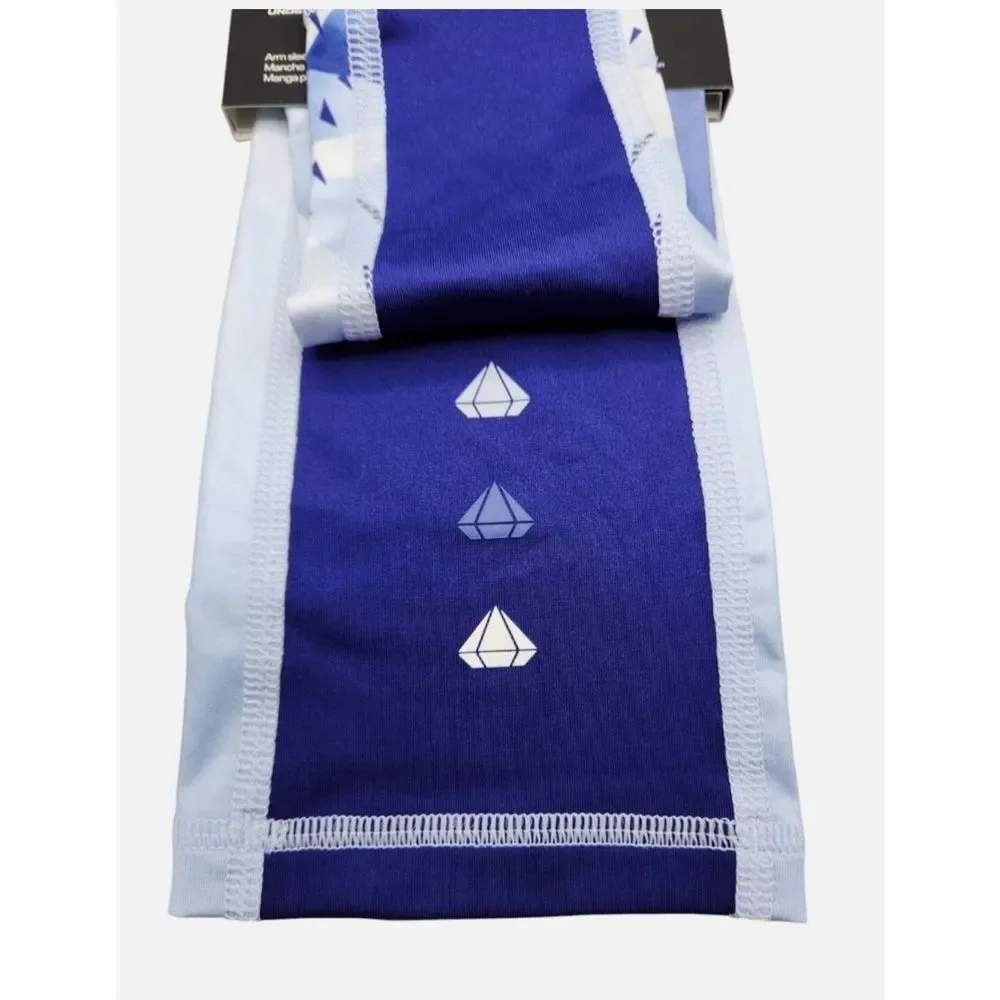 Under Armour Kids‎ UA Graphic Arm Sleeve Compression Fit Lightweight Blue White